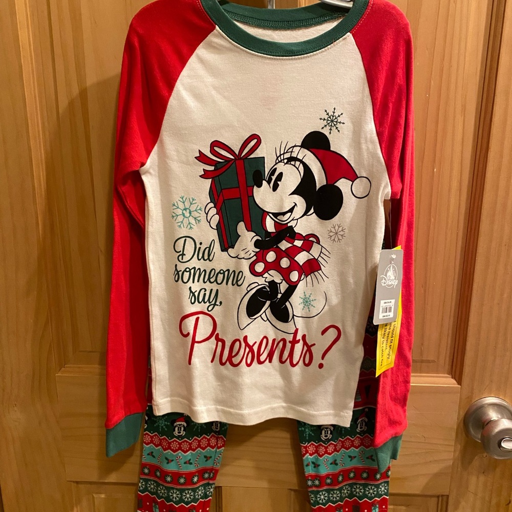 Disney Red and Green Kids Pajamas